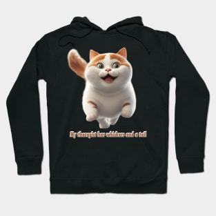 My therapist has whiskers and a tail - For cat lovers Hoodie